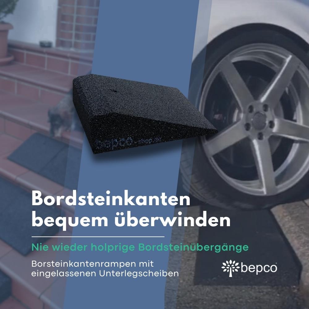 bepco Fahrrad- & Scooter-Rampe 2er Set - 25cm breit (versch. Höhen) – Bild 2