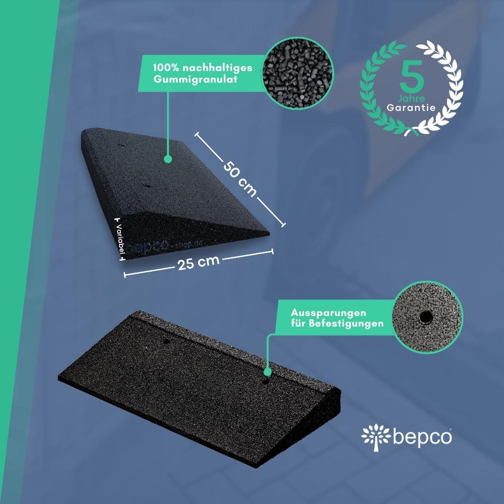 bepco Bordsteinrampe - 50 cm breit (versch. Höhen) – Bild 4