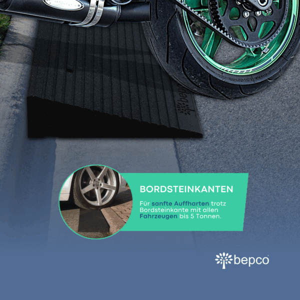 Schwellenrampen "Premium" - 10cm hoch, Rollstuhlrampe mit Befestigungsset – Bild 13