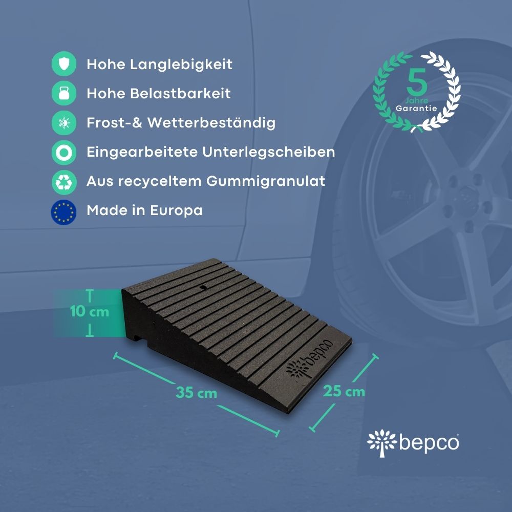 Fahrrad- und Scooter-Rampe 2er-Set "Premium" - 25 x 10 cm – Bild 6