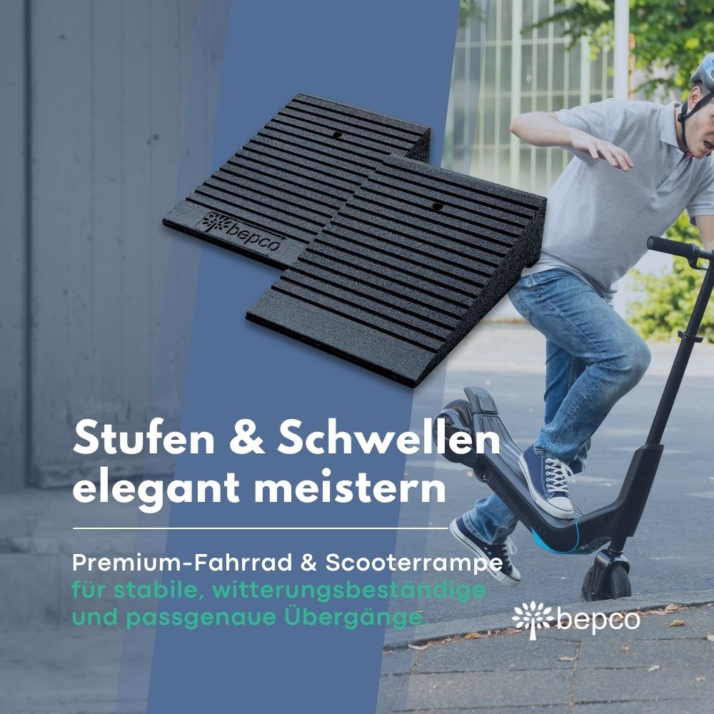 Fahrrad- und Scooter-Rampe 2er-Set "Premium" - 25 x 10 cm – Bild 2