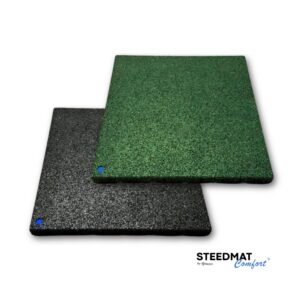 Steedmat Comfort - 1m² Stallmatte aus Gummi (Wasserdurchlässig)