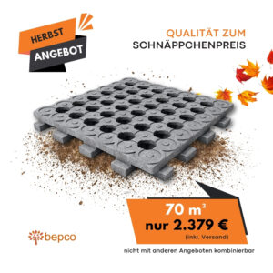 ANGEBOT! 70 m² INB Paddockplatten - für Matsch geeignet (incl. Versand)