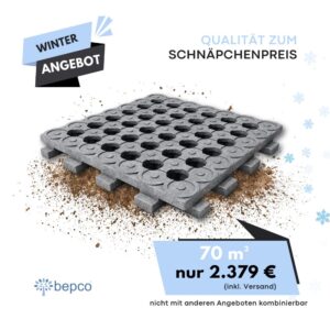 ANGEBOT! 70 m² INB Paddockplatten - für Matsch geeignet (incl. Versand)