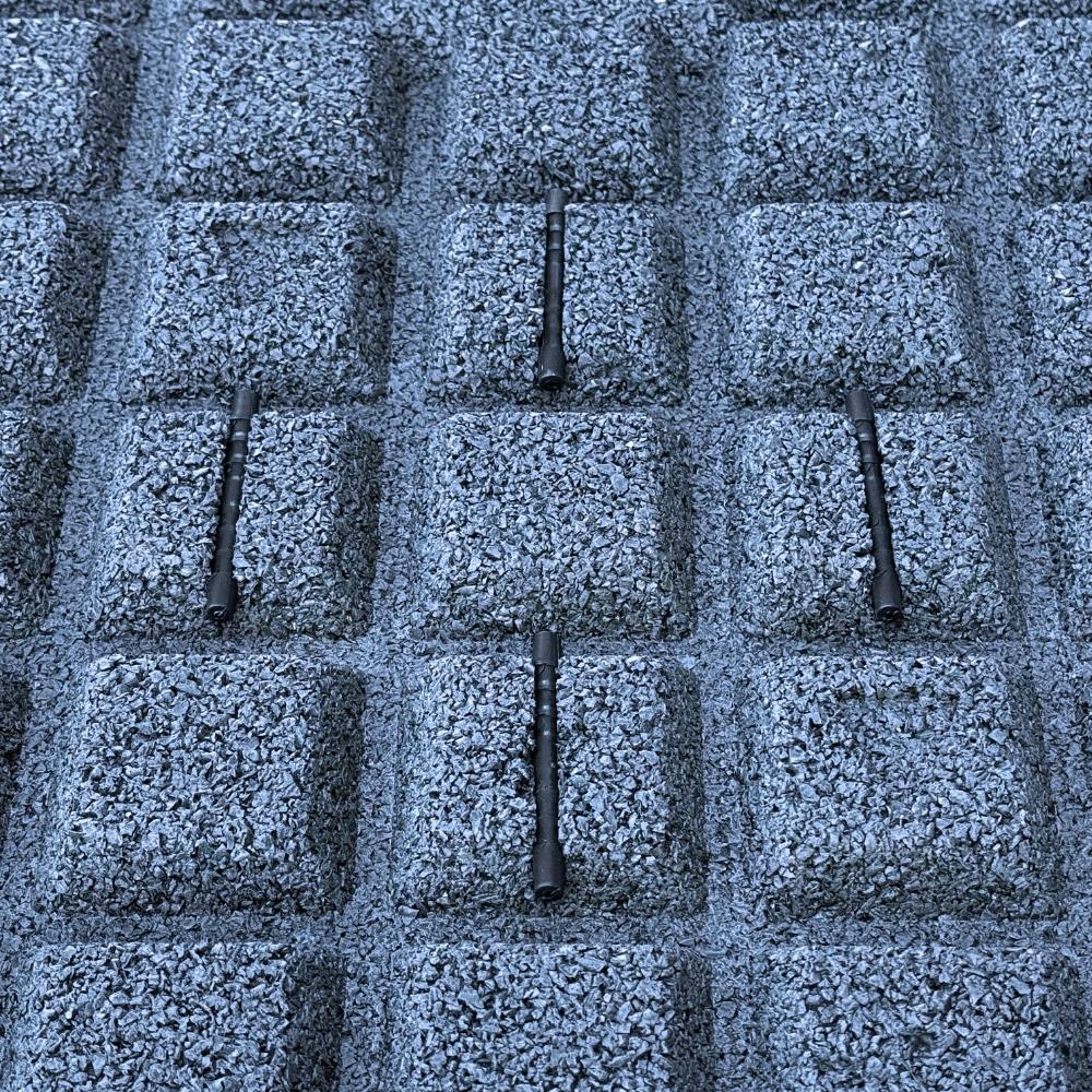 bepco Fallschutzmatte - 4er Set mit Verbindern (40x40x2,5cm) – Bild 5