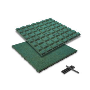Fallschutzmatte - 4er Set mit Verbindern (50x50x2,5cm)